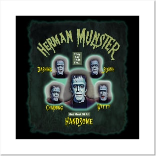 Herman Munster Posters and Art